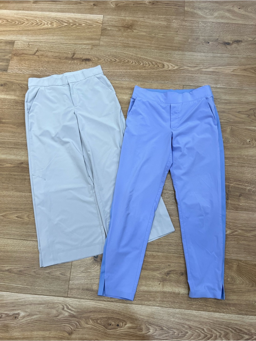 Athleta Lot of 2 Fitness Pants Brooklyn Ankle Wide Leg Tribeca Women’s Size 2